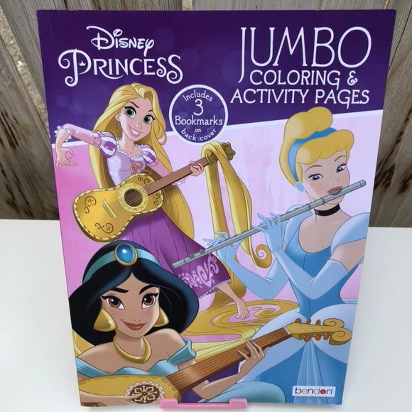 Pink Disney Princess Coloring & Activity Kid Book - Picture 1 of 3